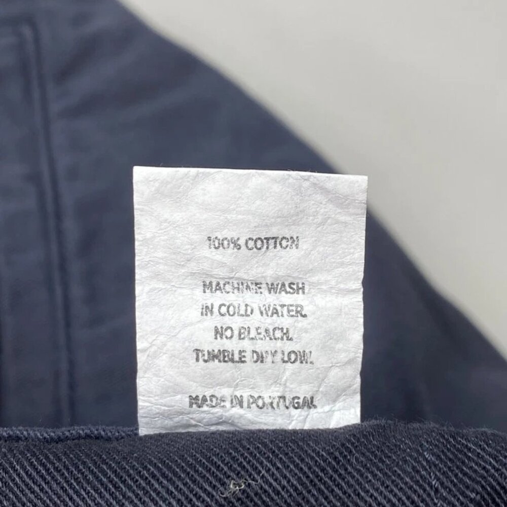 NEW KNICKERBOCKER  Single Pleat Trousers Navy Blue Size 36 | Relaxed Tapered - Picture 5 of 8